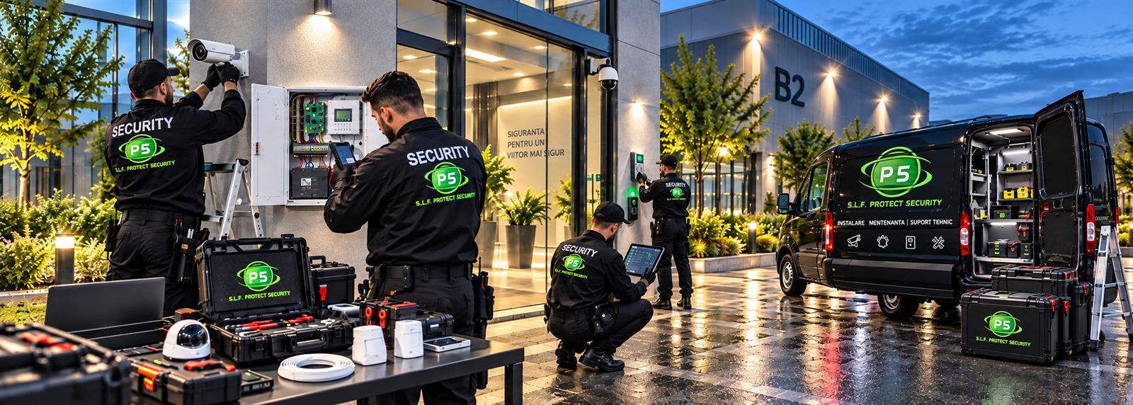 Sisteme de securitate, instalare și mentenanță SLF Protect Security